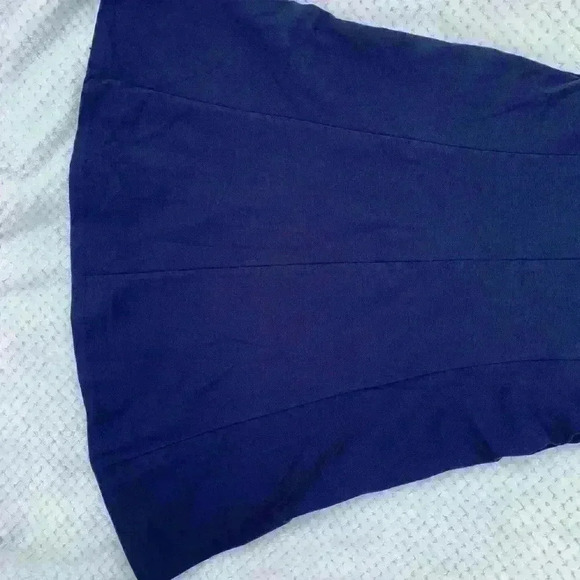 Boden Navy flowy dress sz 4 office business casual wedding guest minimalist - Picture 9 of 10